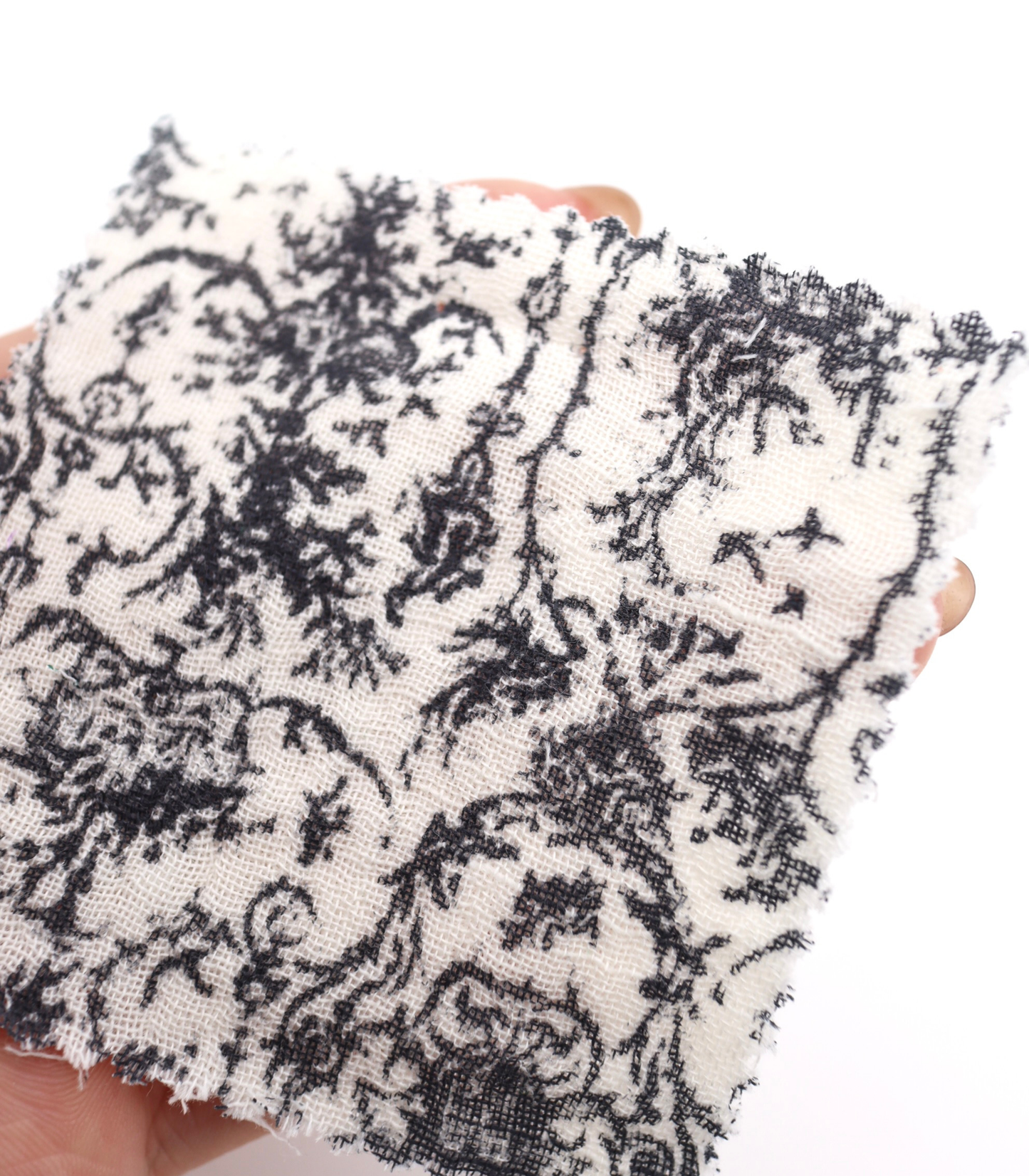 【25SS-287】草木柄プリントトリプルガーゼ　/0.5ｙあたり=～1025円