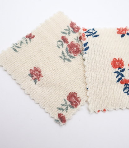 【25SS-276】フラワープリントダブルガーゼ　0.5ｙあたり=～965円