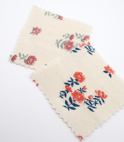 【25SS-276】フラワープリントダブルガーゼ　0.5ｙあたり=～965円