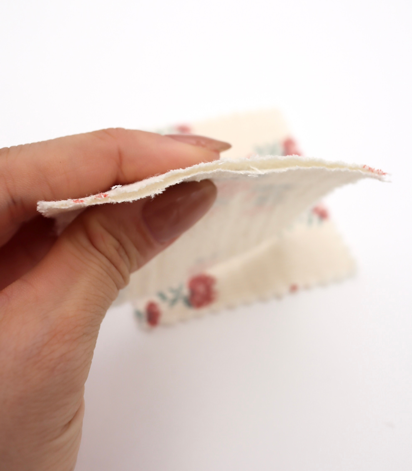 【25SS-276】フラワープリントダブルガーゼ　0.5ｙあたり=～965円