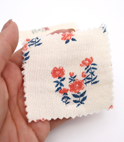 【25SS-276】フラワープリントダブルガーゼ　0.5ｙあたり=～965円