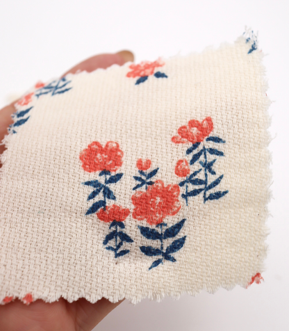 【25SS-276】フラワープリントダブルガーゼ　0.5ｙあたり=～965円