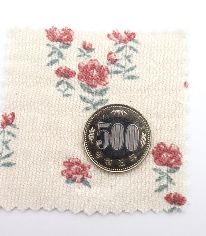 【25SS-276】フラワープリントダブルガーゼ　0.5ｙあたり=～965円