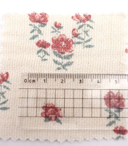 【25SS-276】フラワープリントダブルガーゼ　0.5ｙあたり=～965円