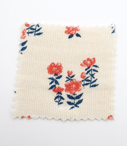 【25SS-276】フラワープリントダブルガーゼ　0.5ｙあたり=～965円