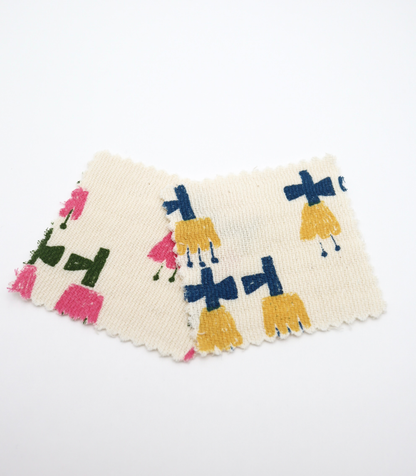 【25SS-275】チューリッププリントダブルガーゼ　/0.5ｙあたり=～965円