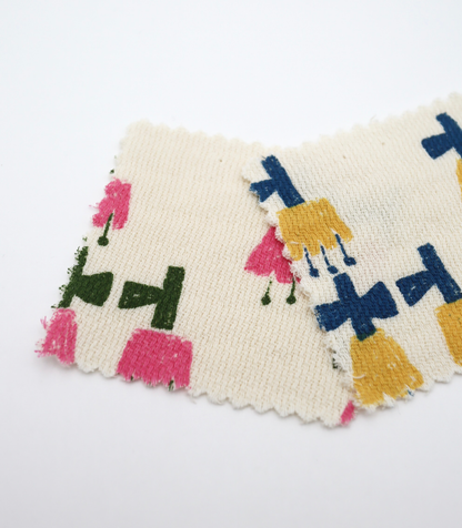 【25SS-275】チューリッププリントダブルガーゼ　/0.5ｙあたり=～965円