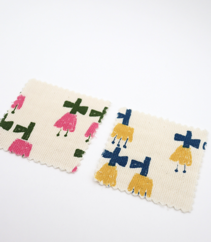 【25SS-275】チューリッププリントダブルガーゼ　/0.5ｙあたり=～965円