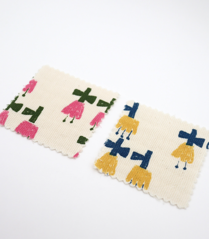 【25SS-275】チューリッププリントダブルガーゼ　/0.5ｙあたり=～965円