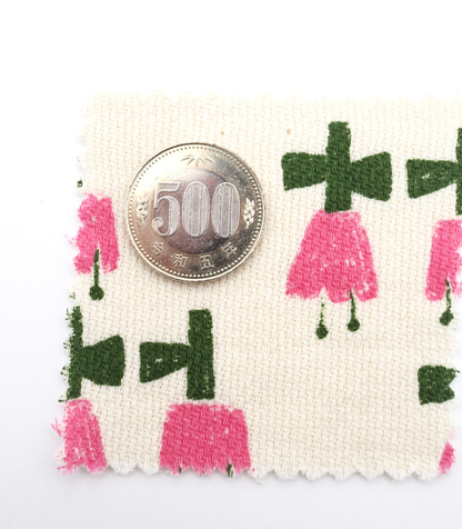 【25SS-275】チューリッププリントダブルガーゼ　/0.5ｙあたり=～965円