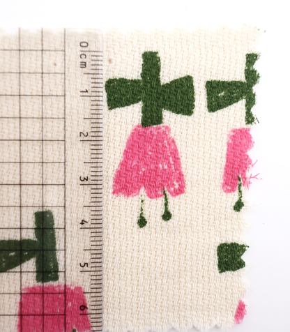 【25SS-275】チューリッププリントダブルガーゼ　/0.5ｙあたり=～965円