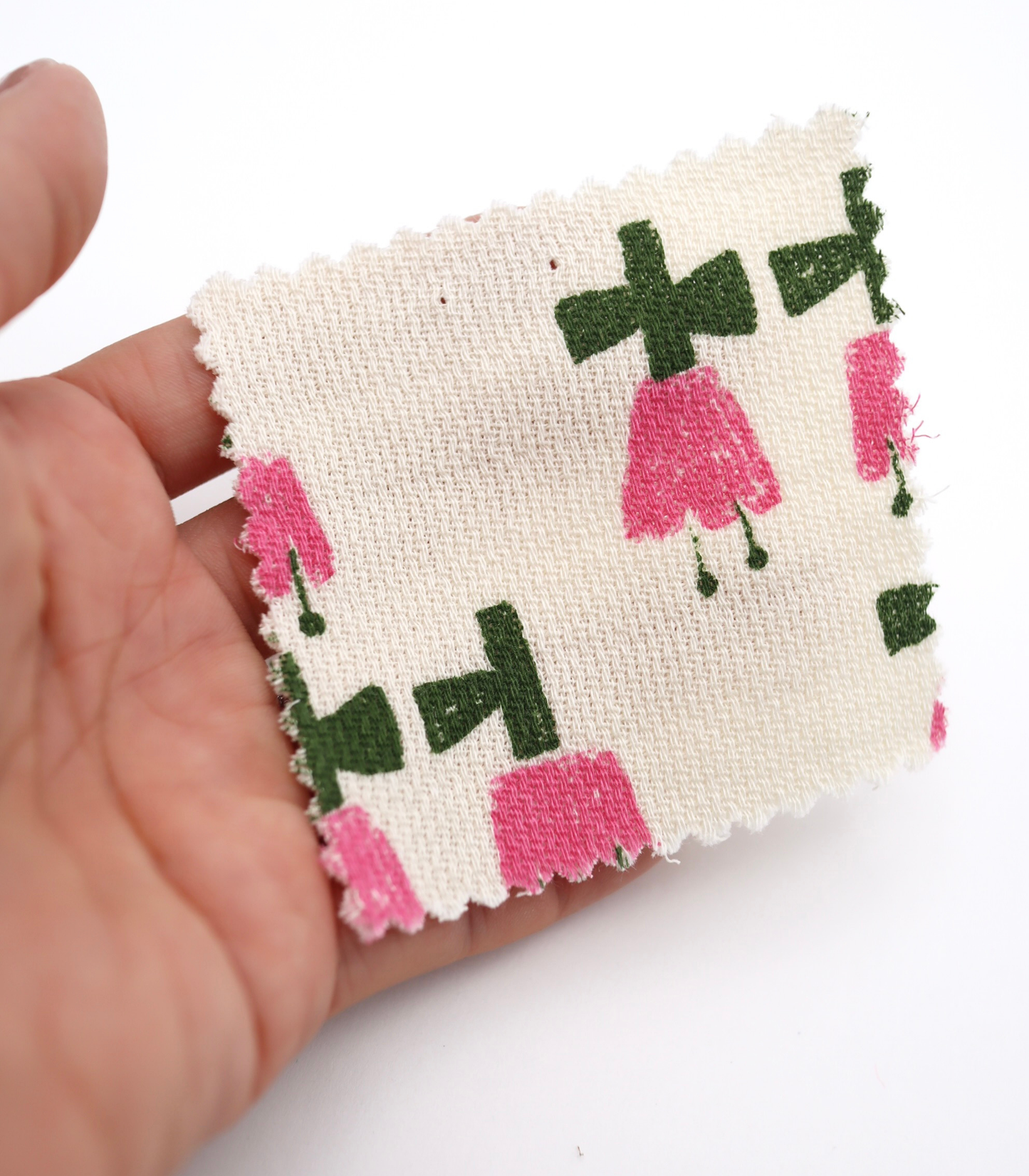 【25SS-275】チューリッププリントダブルガーゼ　/0.5ｙあたり=～965円