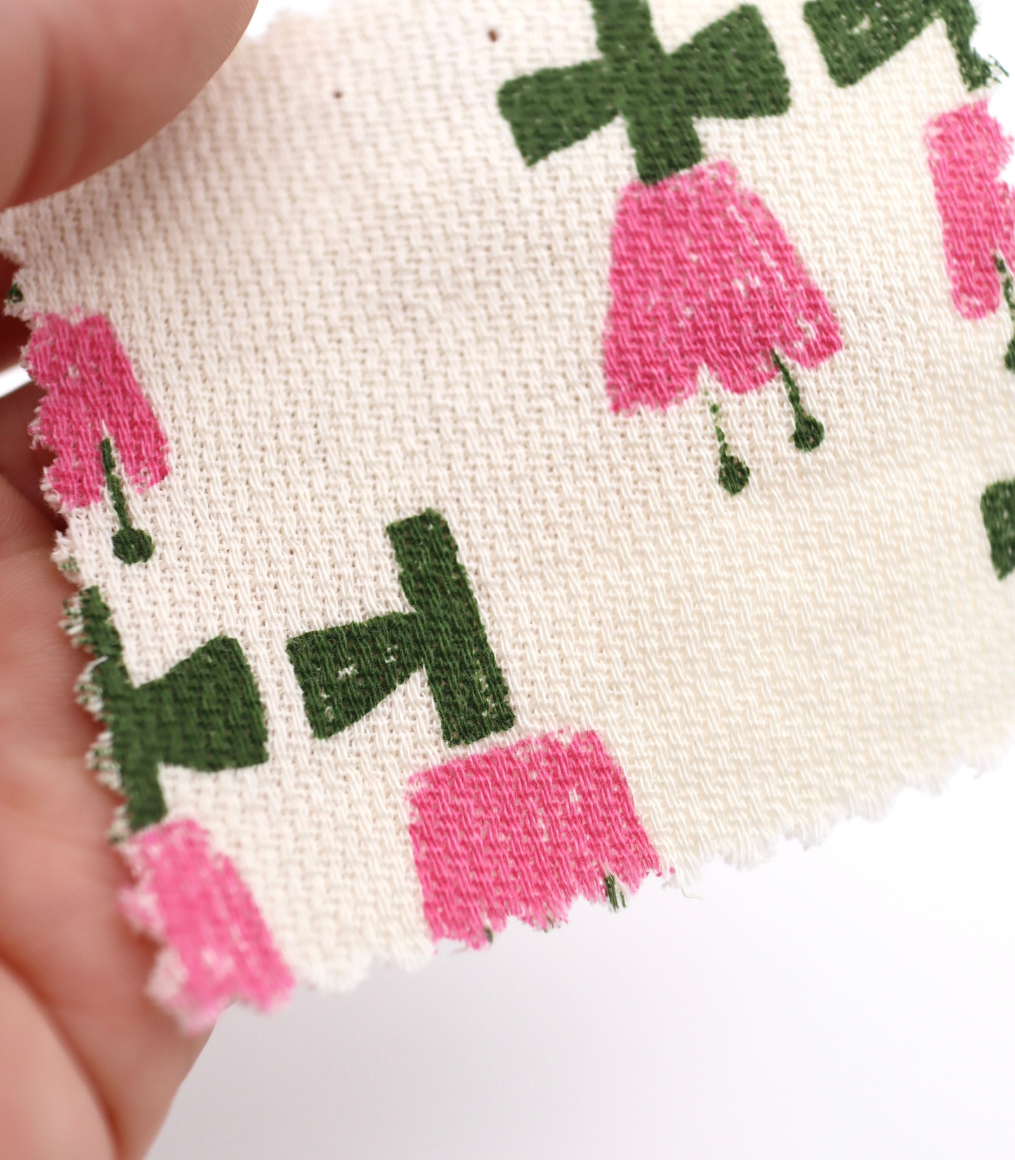 【25SS-275】チューリッププリントダブルガーゼ　/0.5ｙあたり=～965円