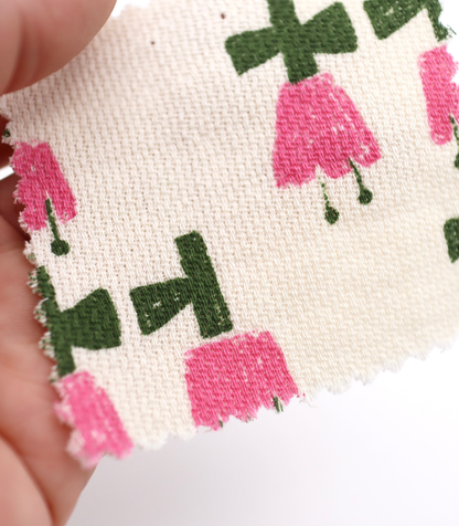 【25SS-275】チューリッププリントダブルガーゼ　/0.5ｙあたり=～965円