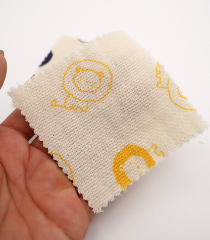 【25SS-274】ライオンプリントダブルガーゼ　/0.5ｙあたり=～965円