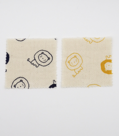 【25SS-274】ライオンプリントダブルガーゼ　/0.5ｙあたり=～965円