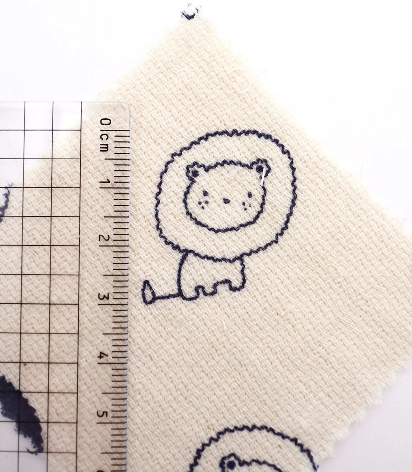 【25SS-274】ライオンプリントダブルガーゼ　/0.5ｙあたり=～965円