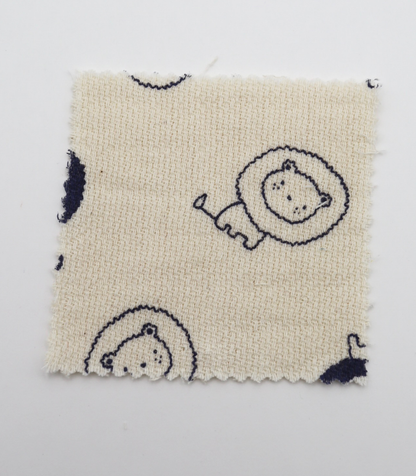 【25SS-274】ライオンプリントダブルガーゼ　/0.5ｙあたり=～965円