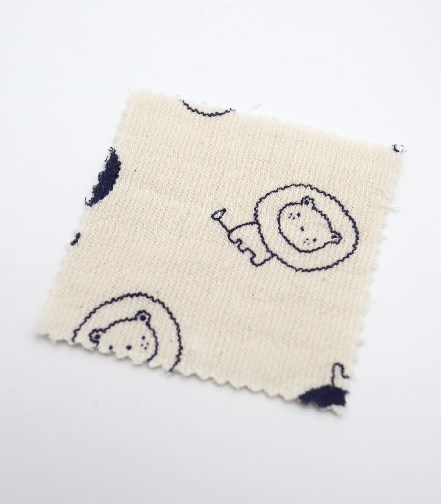 【25SS-274】ライオンプリントダブルガーゼ　/0.5ｙあたり=～965円