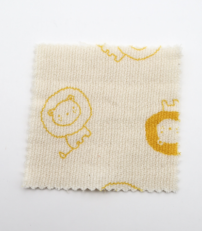 【25SS-274】ライオンプリントダブルガーゼ　/0.5ｙあたり=～965円