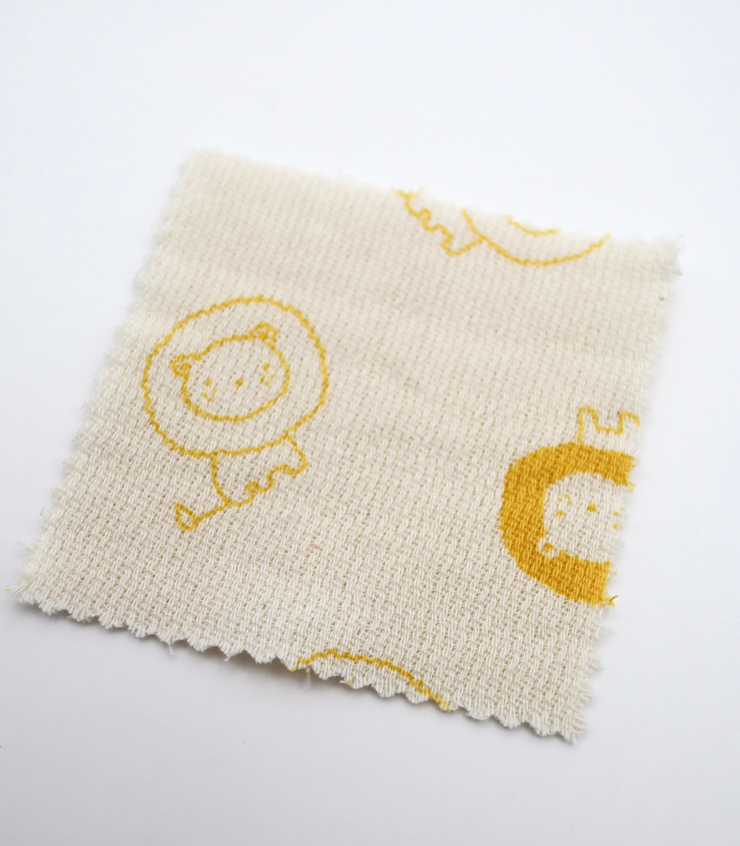 【25SS-274】ライオンプリントダブルガーゼ　/0.5ｙあたり=～965円