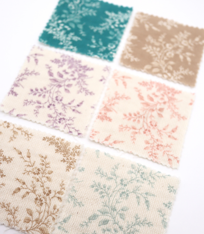 【25SS-271】草木柄プリントダブルガーゼ　/0.5ｙあたり=～965円