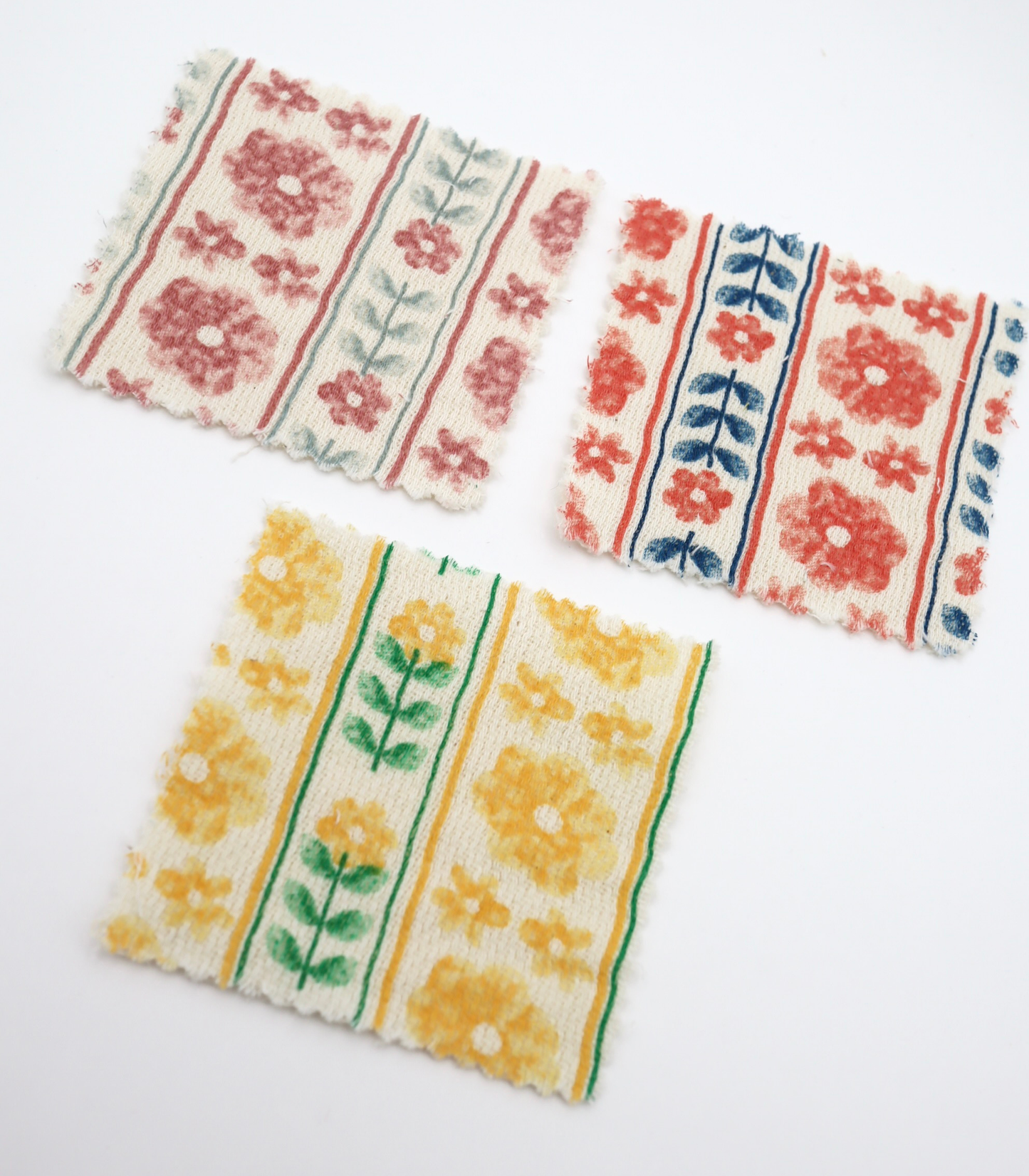 【25SS-272】ストライプフラワープリントダブルガーゼ　/0.5ｙあたり=～965円