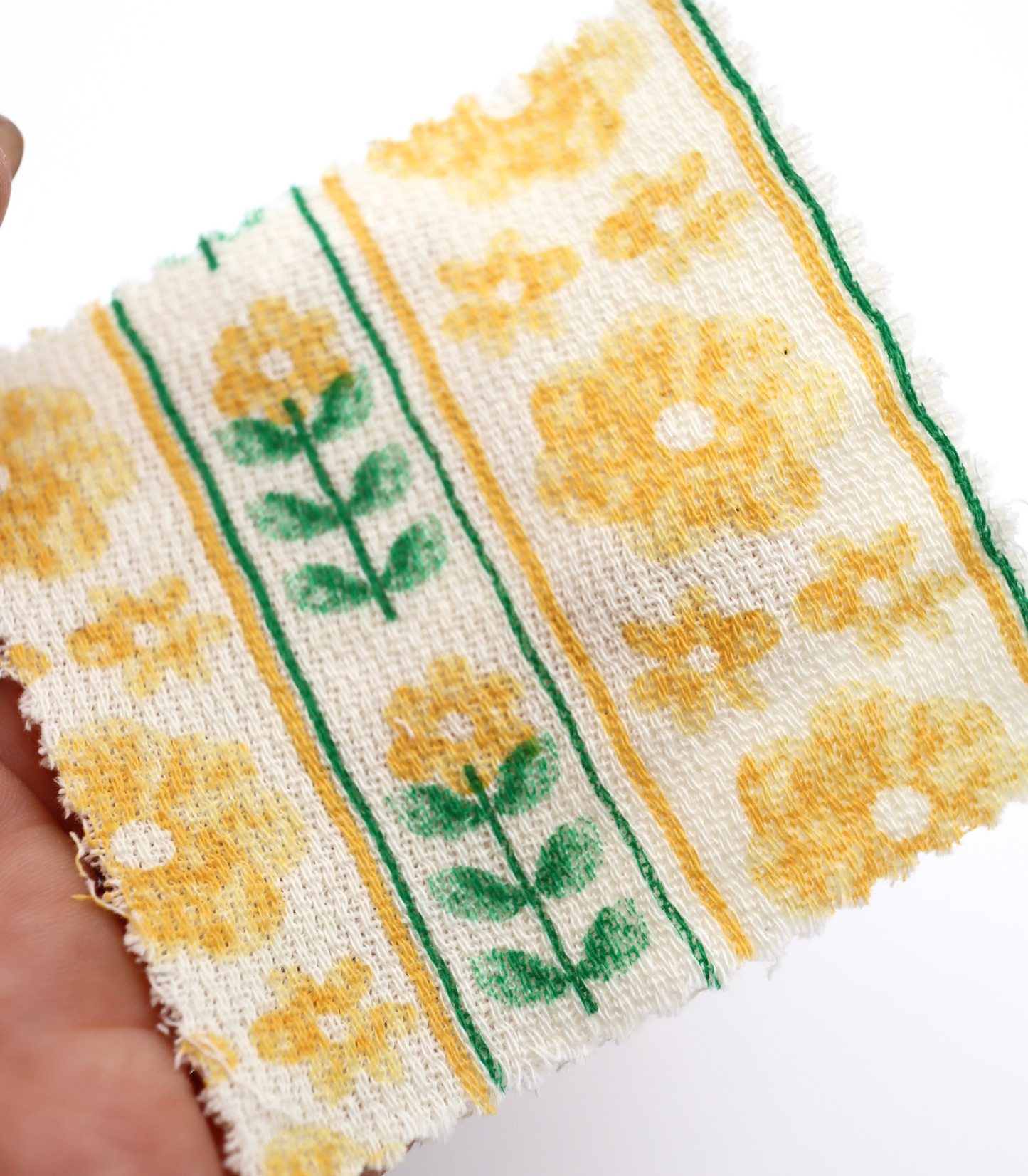 【25SS-272】ストライプフラワープリントダブルガーゼ　/0.5ｙあたり=～965円