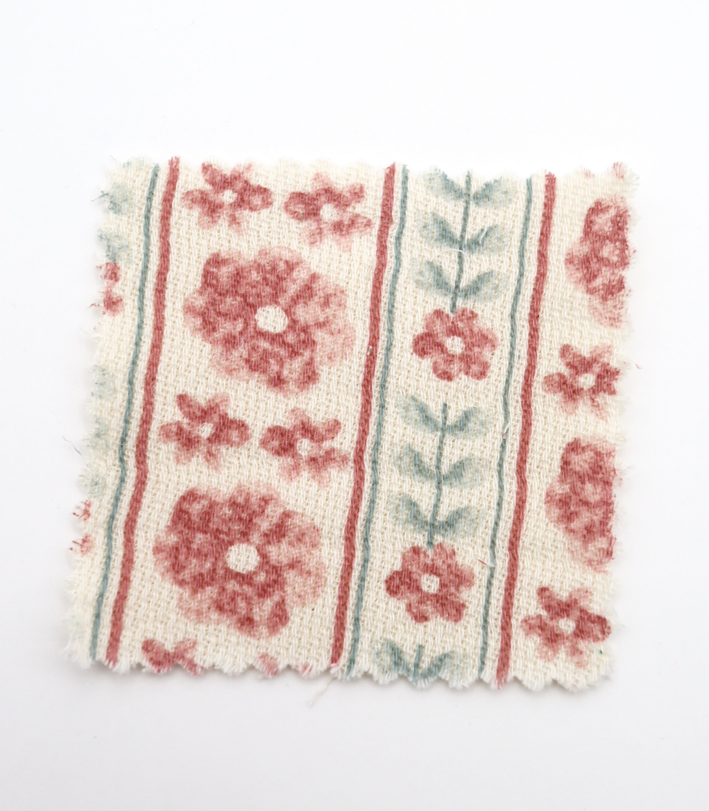 【25SS-272】ストライプフラワープリントダブルガーゼ　/0.5ｙあたり=～965円