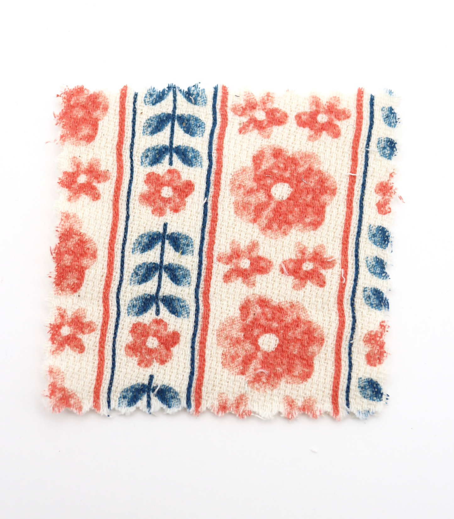 【25SS-272】ストライプフラワープリントダブルガーゼ　/0.5ｙあたり=～965円