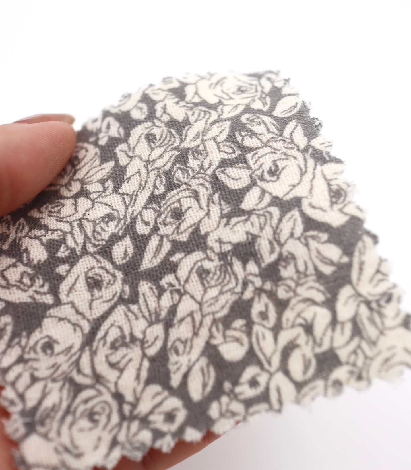 【25SS-273】ローズプリントダブルガーゼ　/0.5ｙあたり=～965円