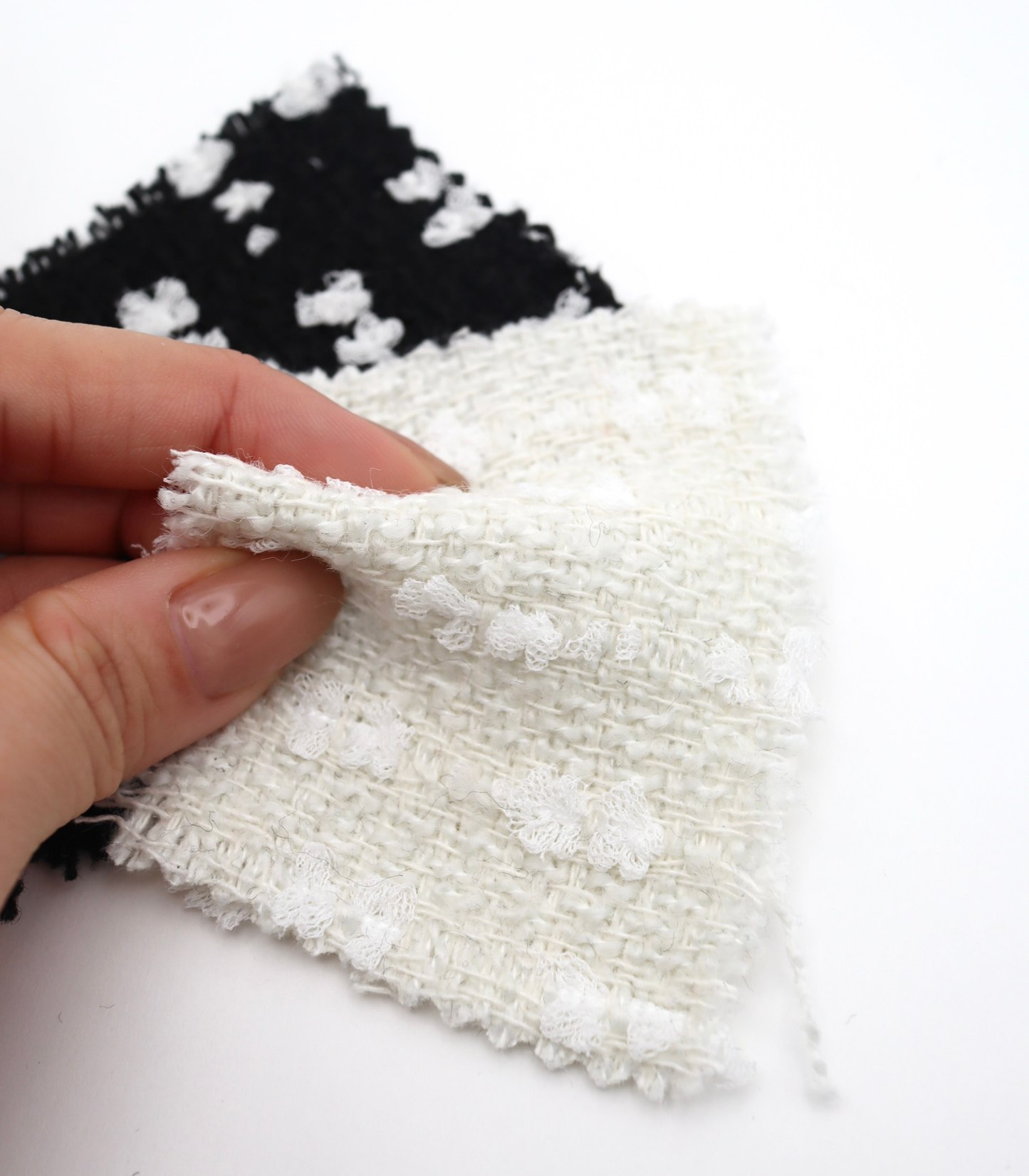 【25SS-354】チュールヤーンミックスツイード　/0.5ｙあたり=～1435円