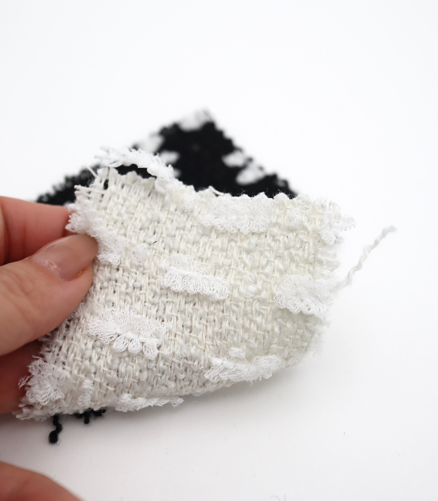 【25SS-354】チュールヤーンミックスツイード　/0.5ｙあたり=～1435円