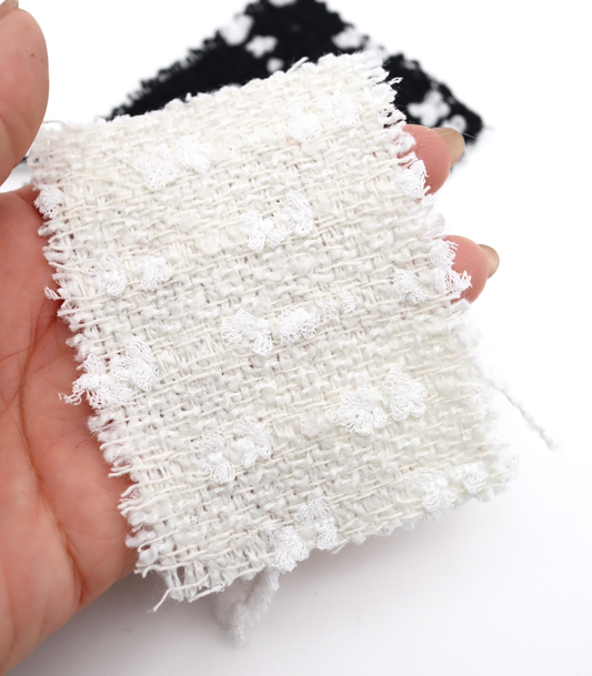 【25SS-354】チュールヤーンミックスツイード　/0.5ｙあたり=～1435円