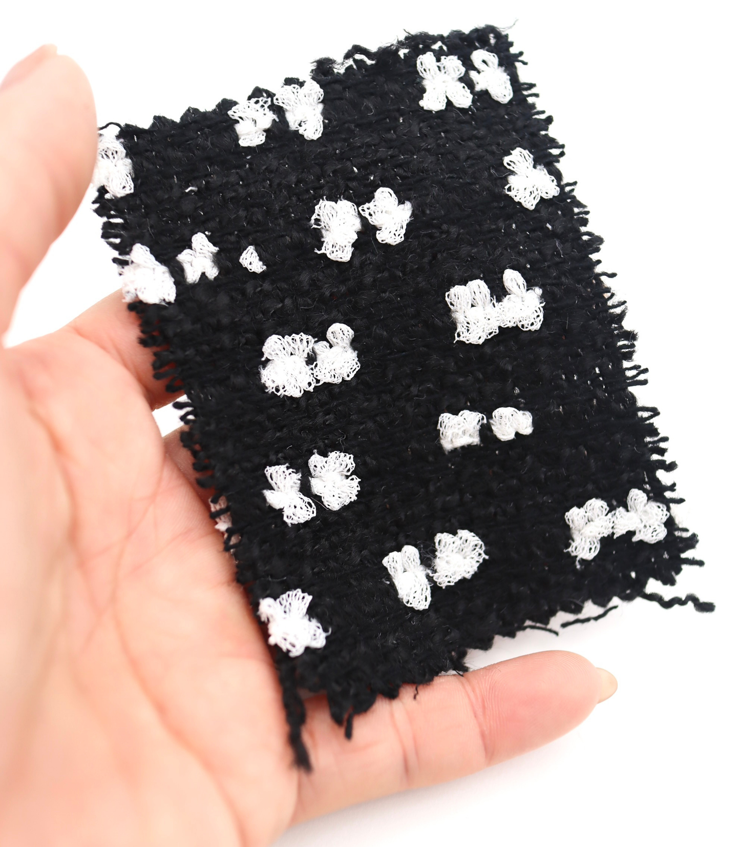 【25SS-354】チュールヤーンミックスツイード　/0.5ｙあたり=～1435円