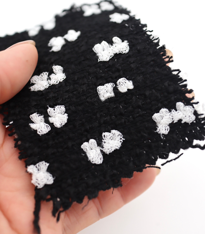 【25SS-354】チュールヤーンミックスツイード　/0.5ｙあたり=～1435円