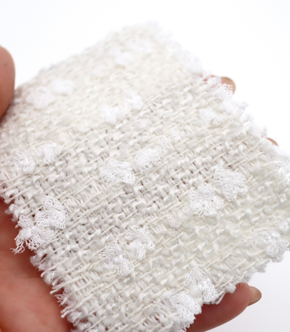 【25SS-354】チュールヤーンミックスツイード　/0.5ｙあたり=～1435円