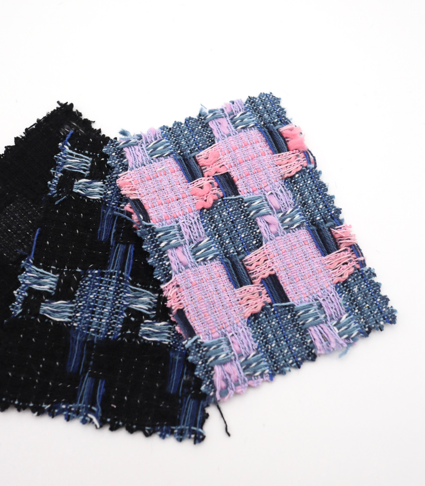 【25SS-351】デニム風ミックスヤーンツイード　/0.5ｙあたり=～1320円