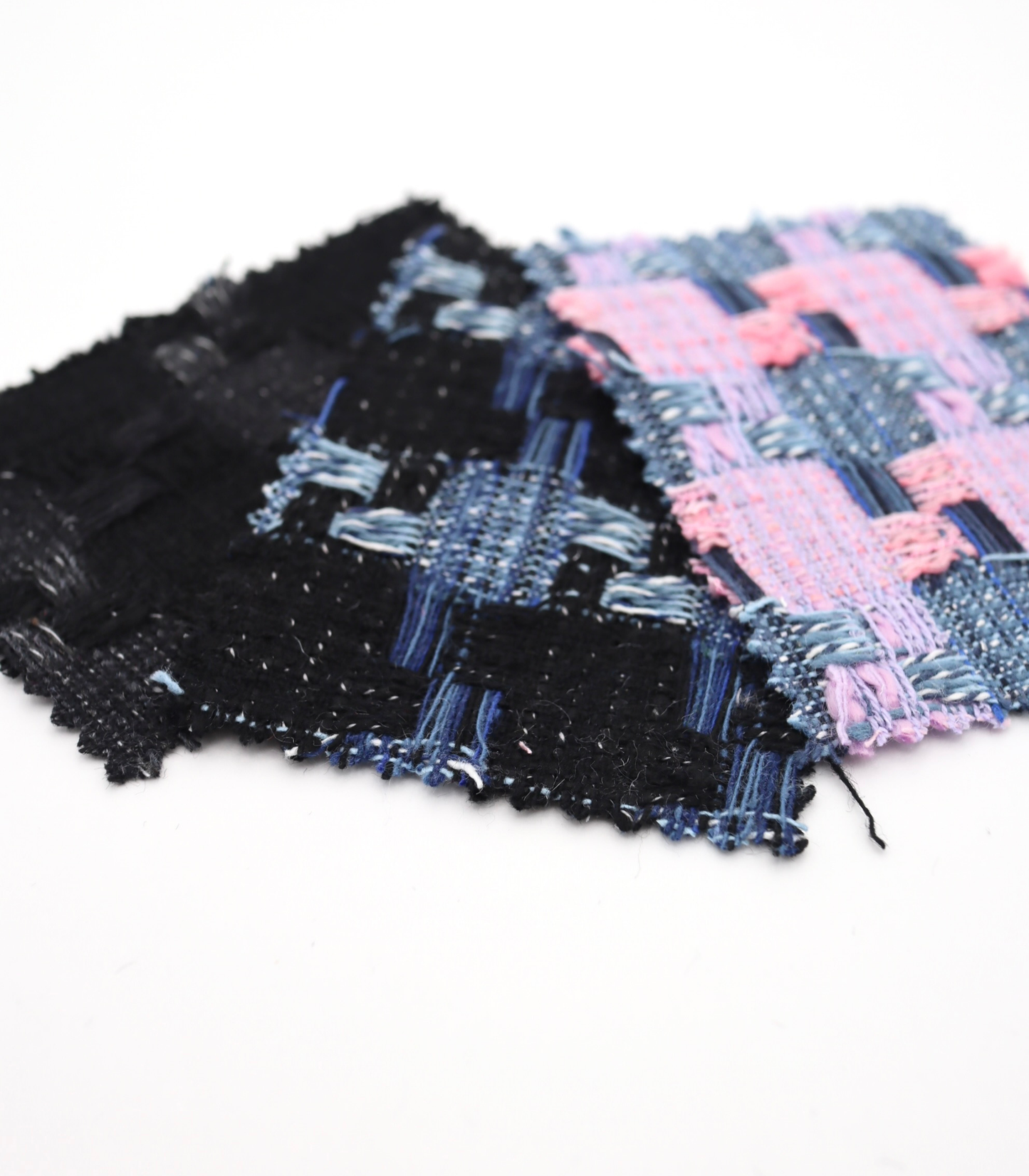 【25SS-351】デニム風ミックスヤーンツイード　/0.5ｙあたり=～1320円