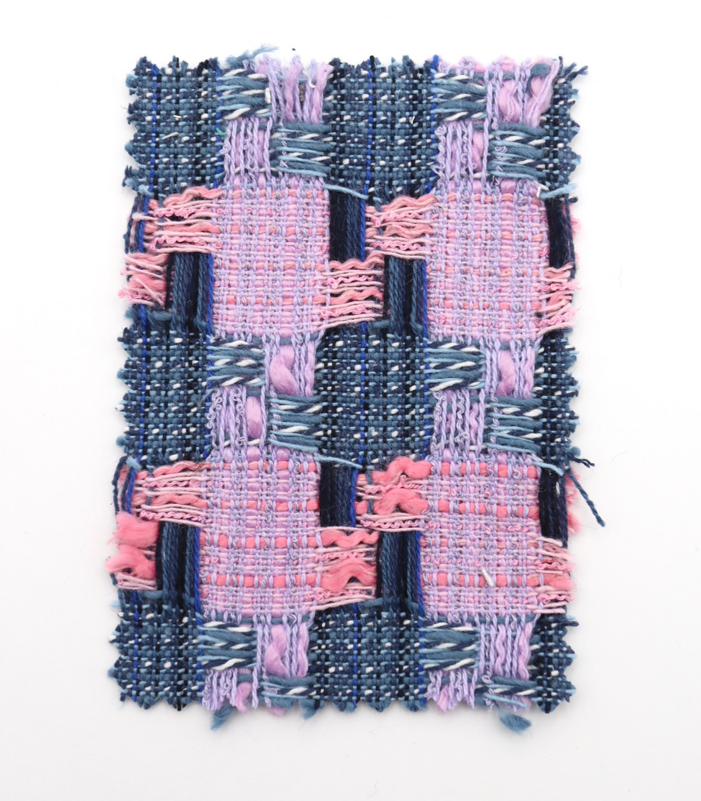 【25SS-351】デニム風ミックスヤーンツイード　/0.5ｙあたり=～1320円