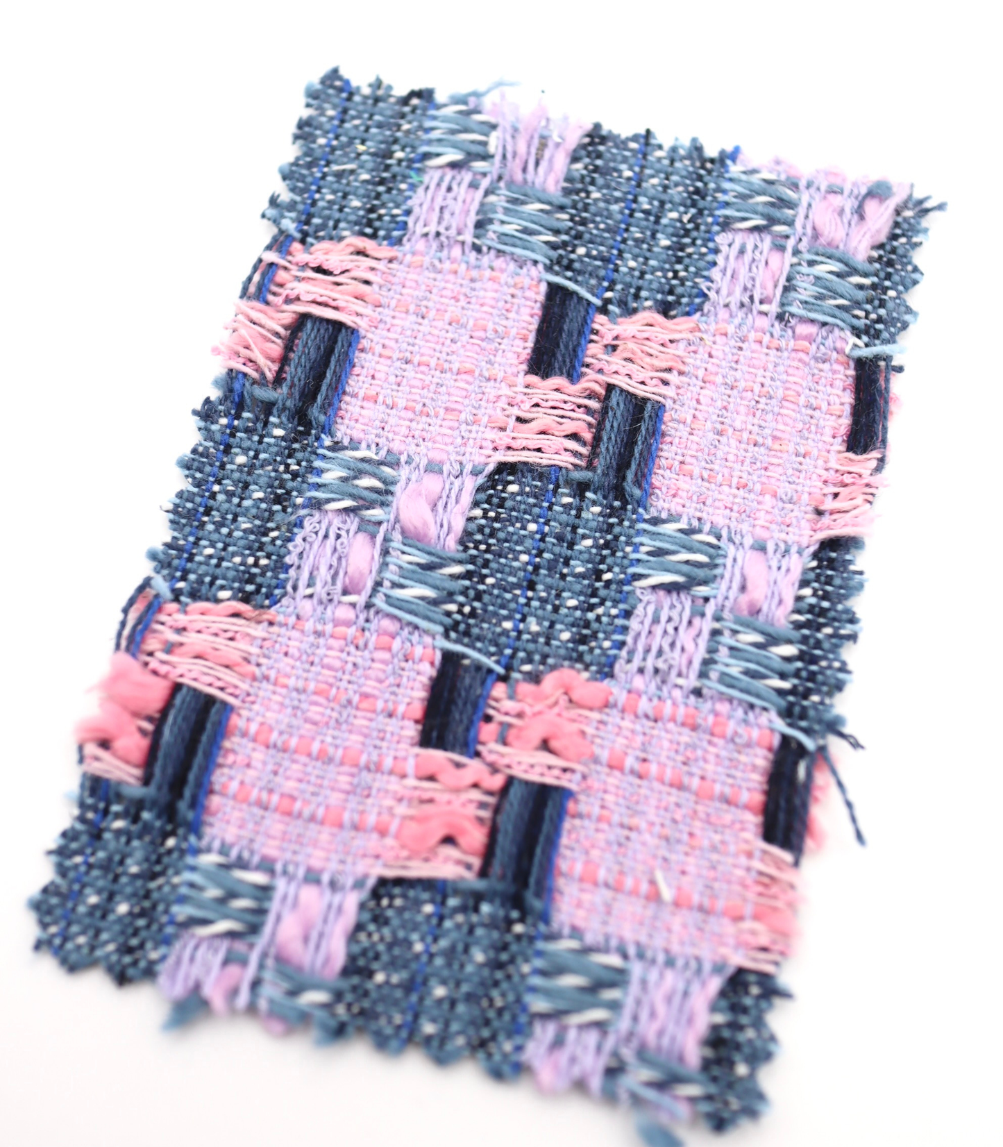 【25SS-351】デニム風ミックスヤーンツイード　/0.5ｙあたり=～1320円