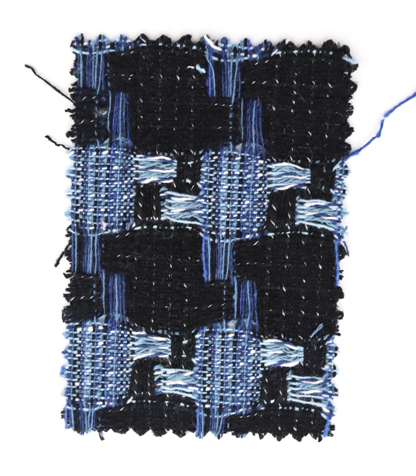 【25SS-351】デニム風ミックスヤーンツイード　/0.5ｙあたり=～1320円