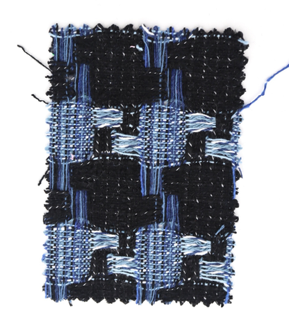 【25SS-351】デニム風ミックスヤーンツイード　/0.5ｙあたり=～1320円