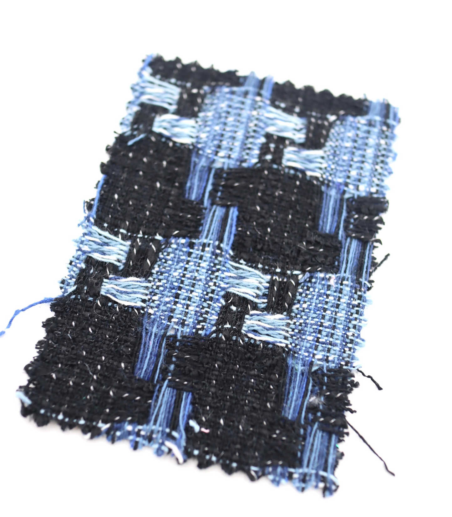 【25SS-351】デニム風ミックスヤーンツイード　/0.5ｙあたり=～1320円