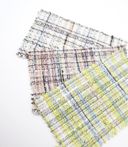 【25SS-353】コットンライクヤーンミックスツイード　/0.5ｙあたり=945円