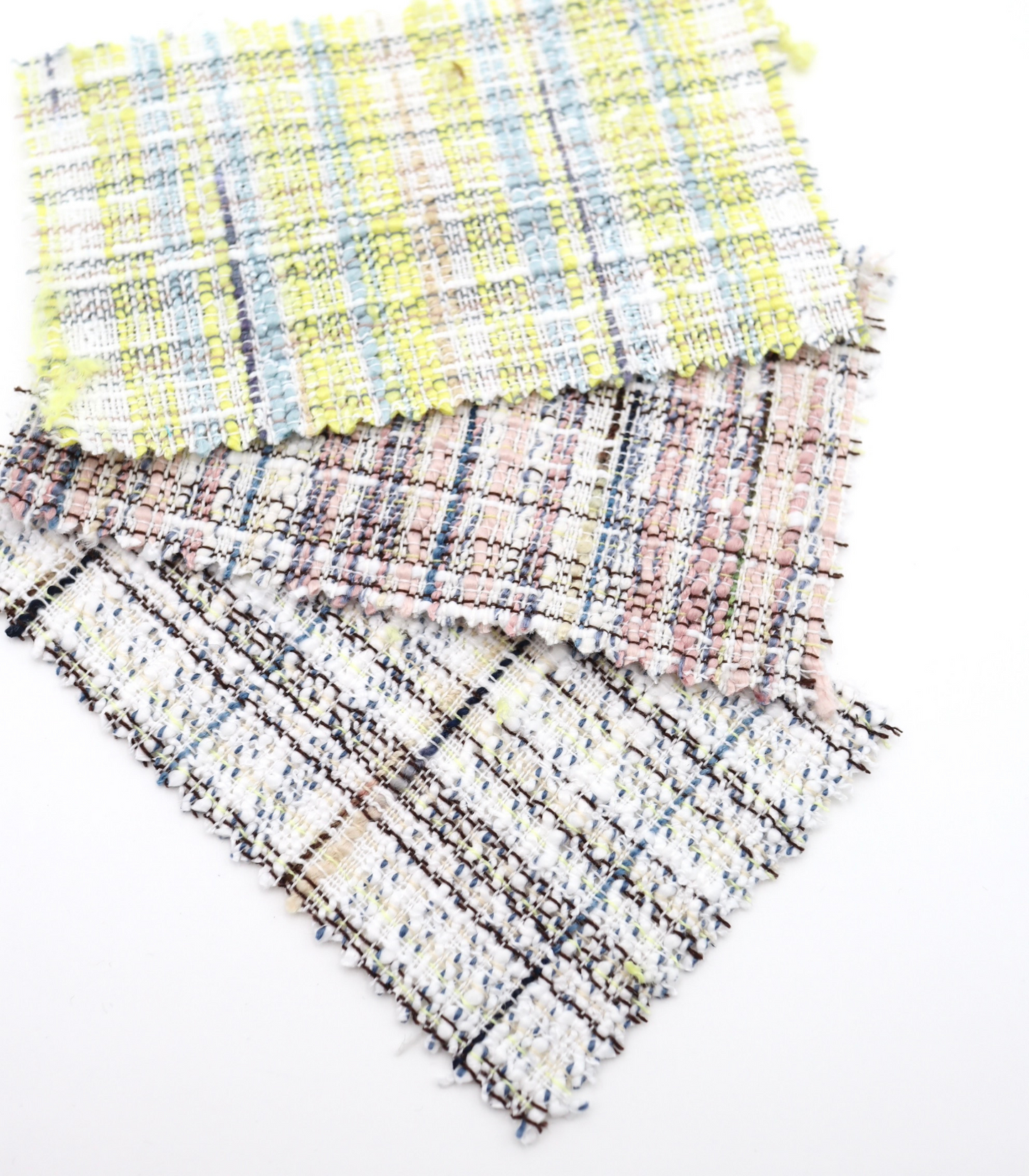 【25SS-353】コットンライクヤーンミックスツイード　/0.5ｙあたり=945円