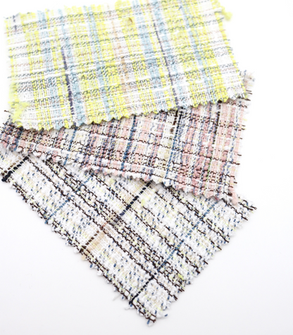 【25SS-353】コットンライクヤーンミックスツイード　/0.5ｙあたり=945円