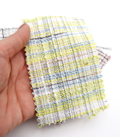 【25SS-353】コットンライクヤーンミックスツイード　/0.5ｙあたり=945円