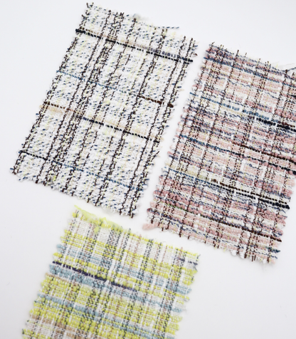 【25SS-353】コットンライクヤーンミックスツイード　/0.5ｙあたり=945円