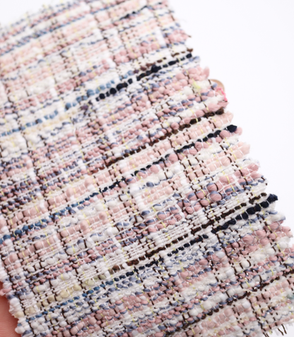 【25SS-353】コットンライクヤーンミックスツイード　/0.5ｙあたり=945円